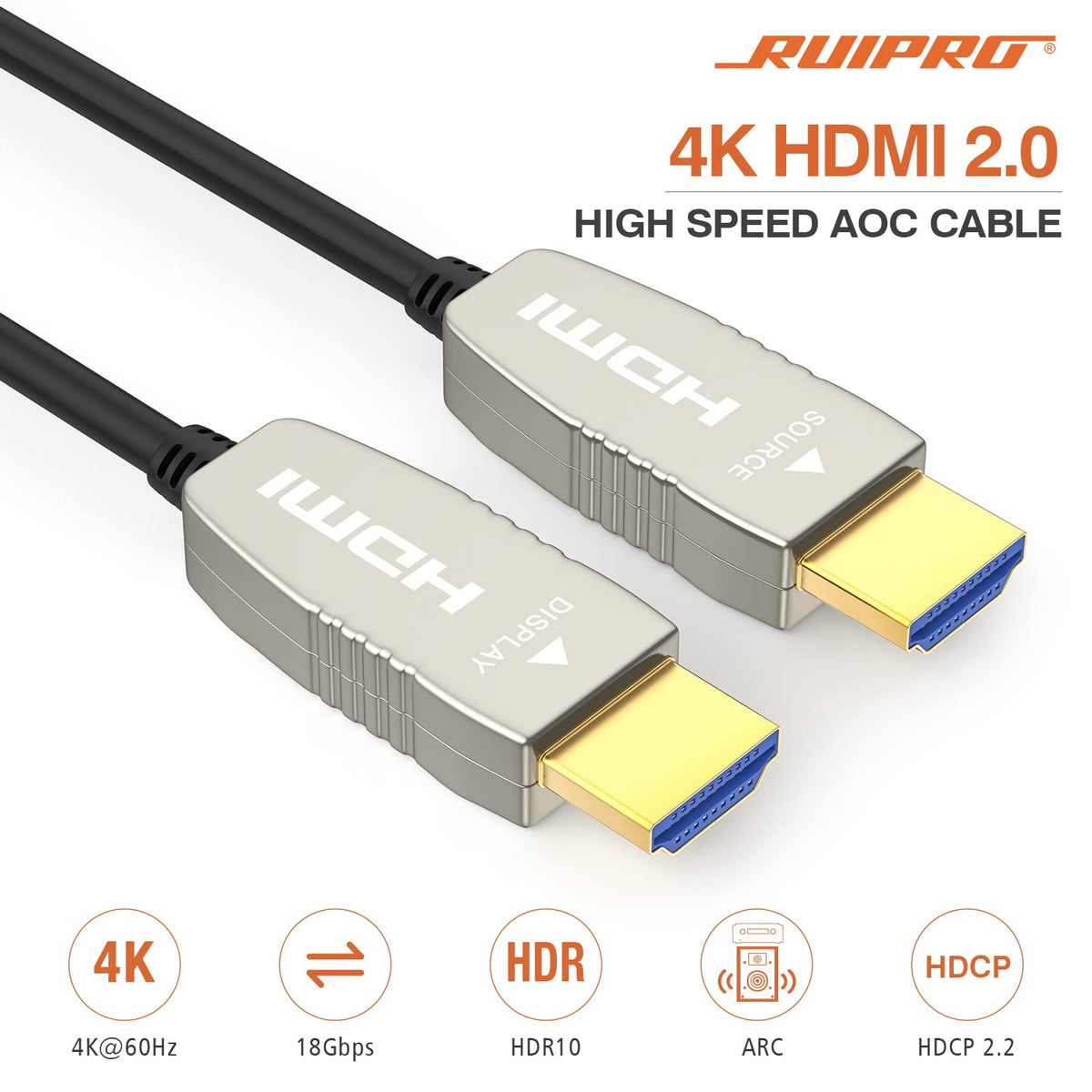 HDMI2.0b Fiber Optic Cable 65 feet 20m I705092
