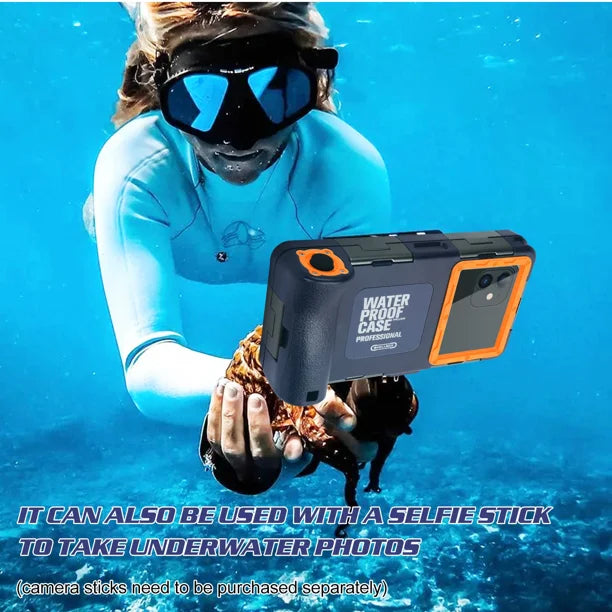 Waterproof Protective Case for Samsung Galaxy F62 and Phones Up to 6.9 Inch with Lanyard V5562