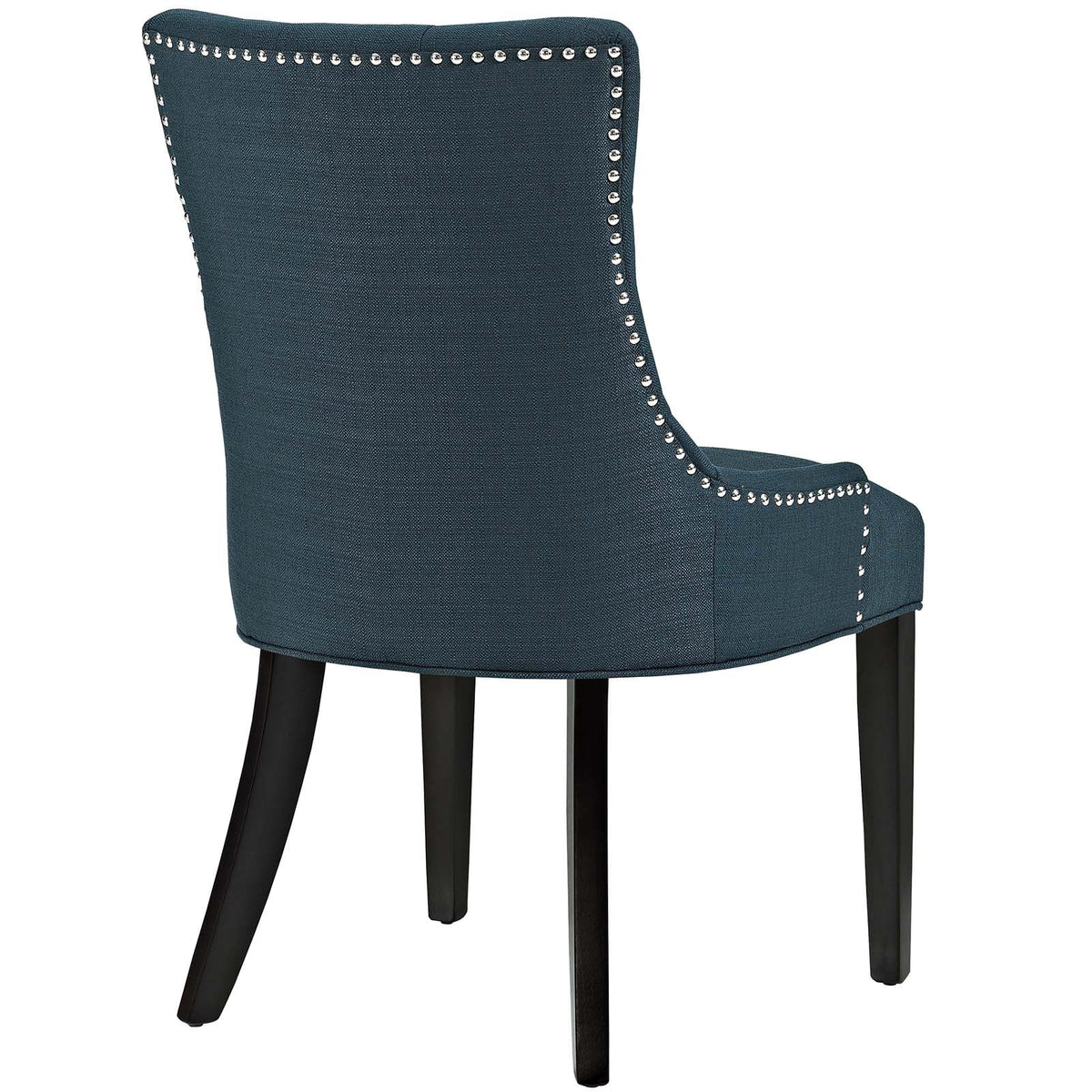 Navy Blue Fabric Dining Chair Set of 2 R6747