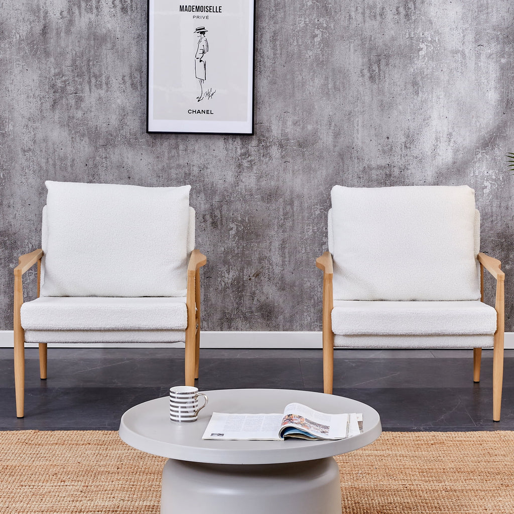 Teddy Velvet Accent Arm Chair with Metal Frame U232