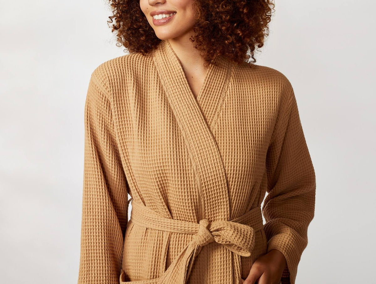 Organic Waffle Robe O619973