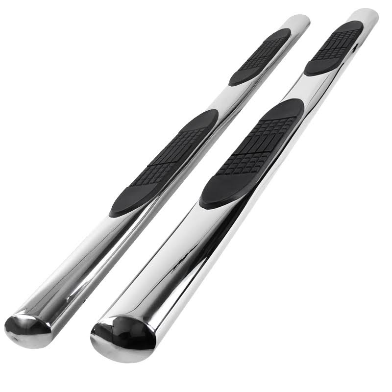 Oval Chrome Side Step Bars Running Board C67085