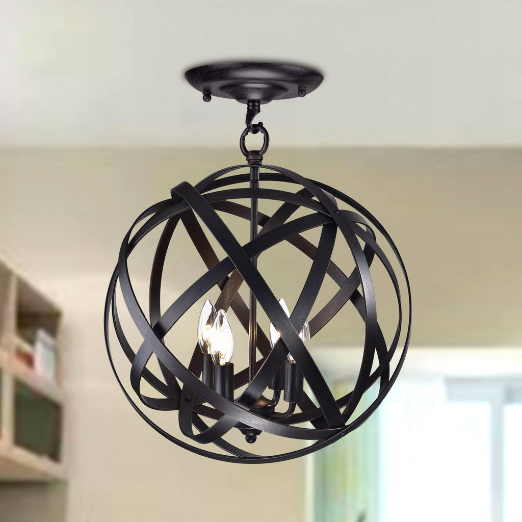 4-Light Semi-Flush Mount E771
