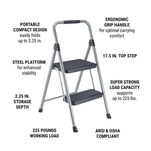 2-Step Steel Stool A284