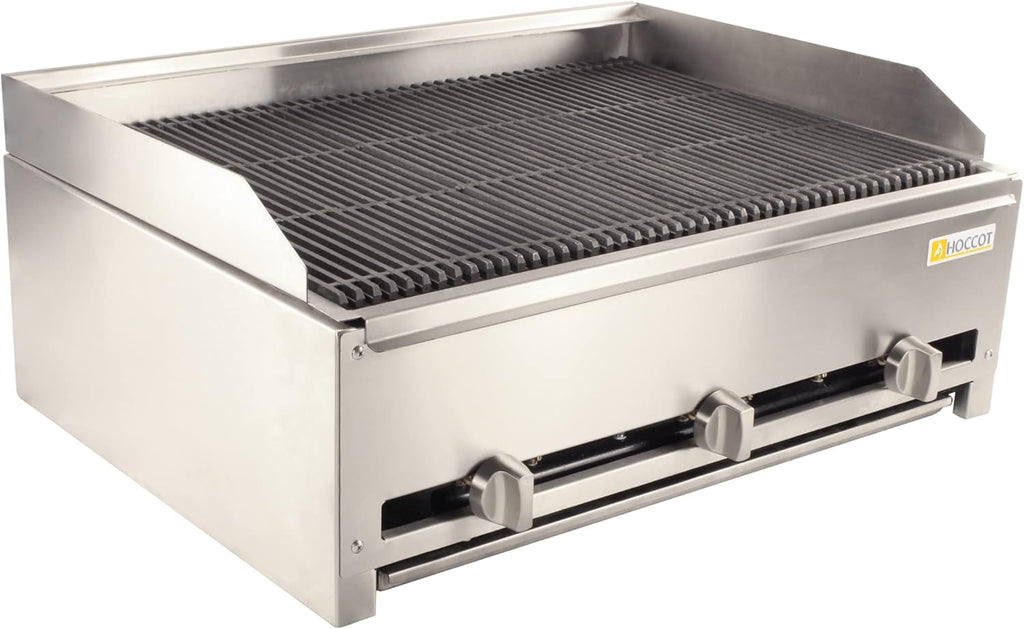 32" Stainless Steel Commercial Gas Char-Broiler P346428